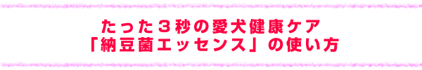 �������R�b�̈������N�P�A�u�[���ۃG�b�Z���X�v�̎g����